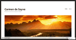 Desktop Screenshot of carmendesayve.com